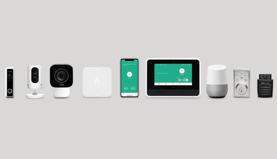 Vivint home security product line in Amarillo